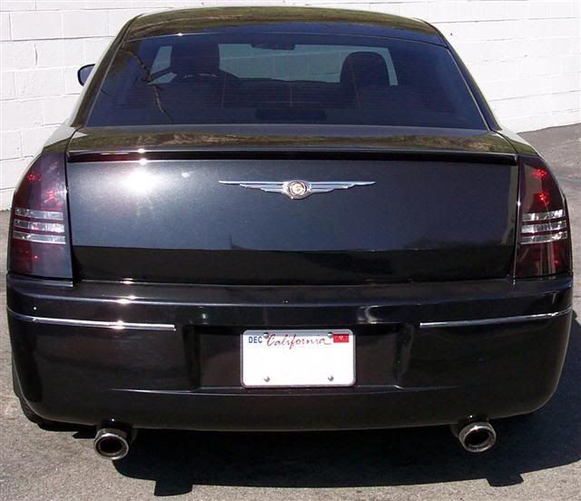 Black 300s? what taillights? Black or smoked or standard? Chrysler