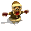 Ice Skating Eskimo (animated) Pictures, Images and Photos