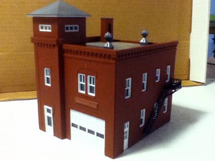 Modified Walthers Cornerstone Westside Fire Station