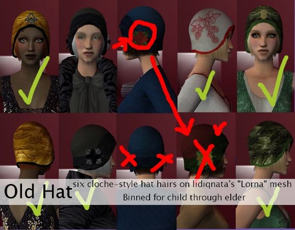 Old Hat: lorna cloches