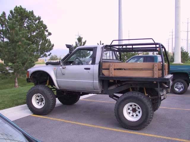 toyota pickup wood flatbed