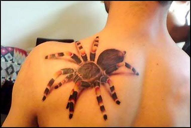 3D Tattoos Spider