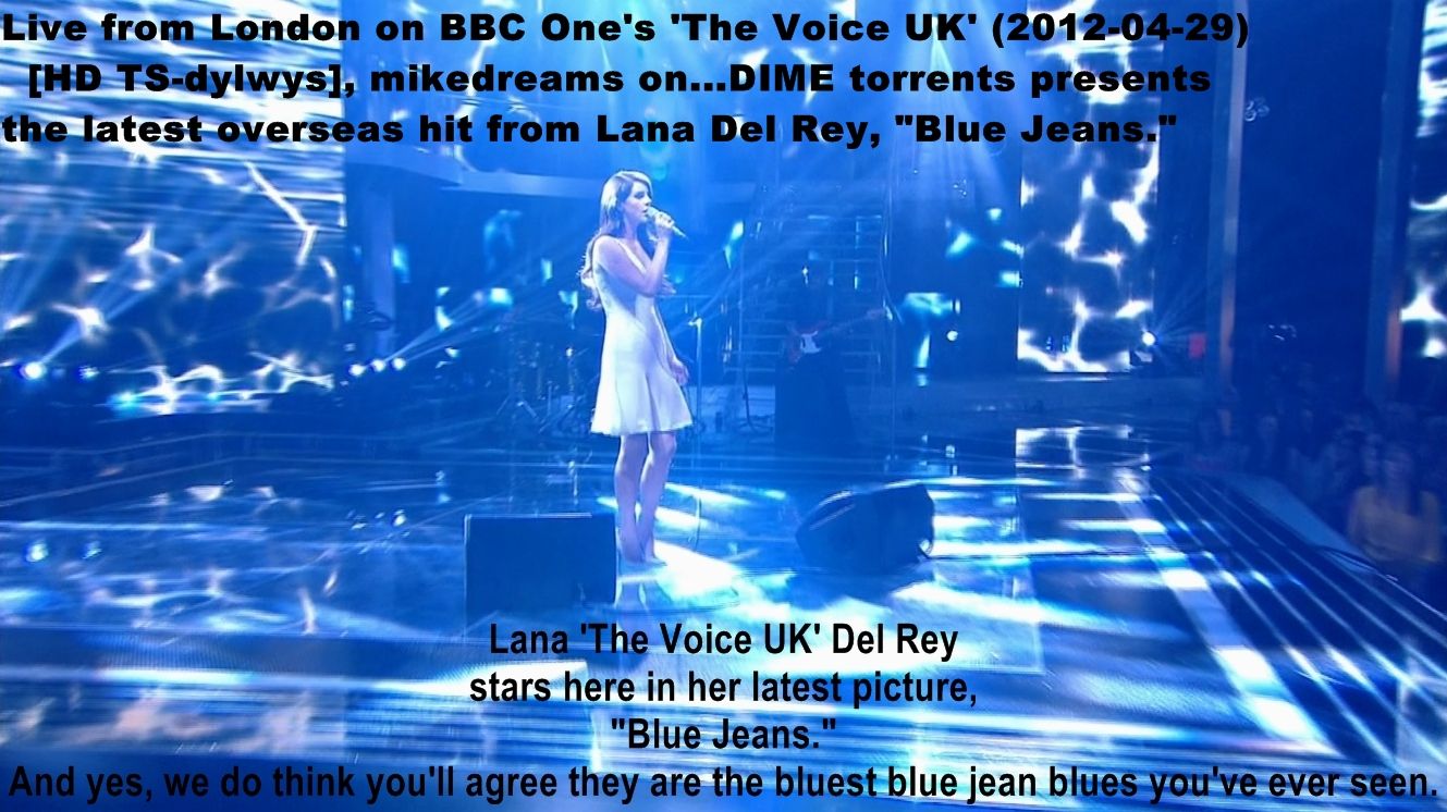 Lana Del Rey - 2012-04-29, The Voice UK [HDTV TS] - Blue Jeans preview 1