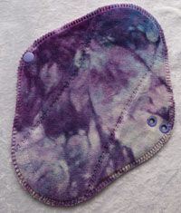 Howling at the moon- 9"  OBV organic wool backed pad