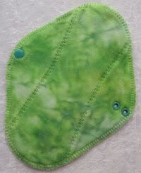A forest grew- 9"  OBV/ organic wool backed regular weight pad