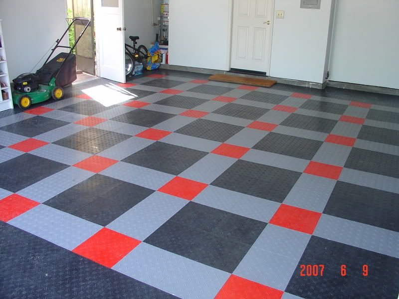 Garage Flooring Tiles Costco vs Racedeck CorvetteForum Chevrolet