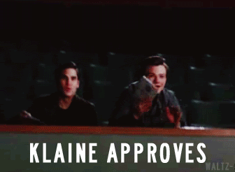 approves gifs photo: Klaine Approves Klaineapproves.gif