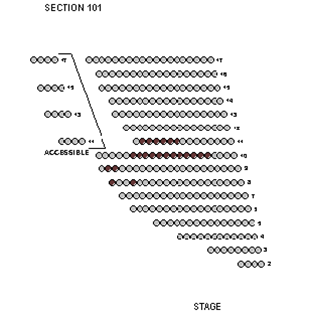 Darien Lake Seating Chart With Seat Numbers