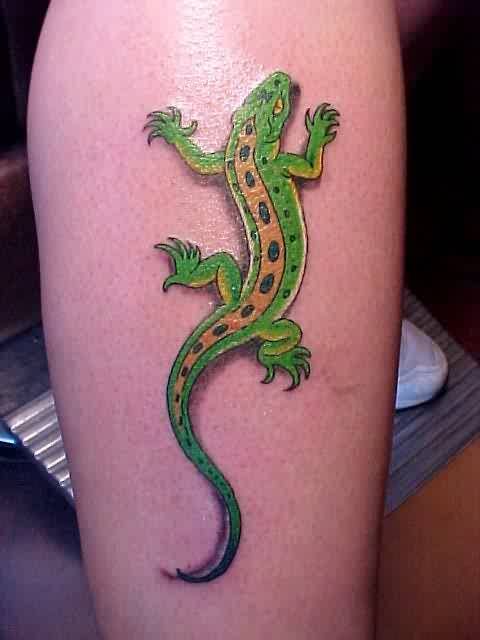 Lizard Tattoo Rampant Artwork