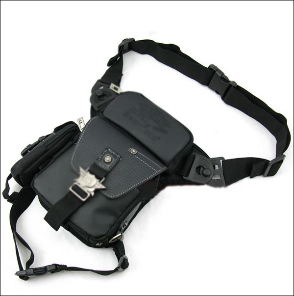 Cool Men Leg Drop bag ATV Enduro Dirt Bike Shoulder Fanny Belt Waist Bag eBay