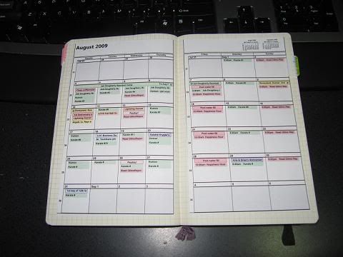 daily planner pages. I then print my daily page