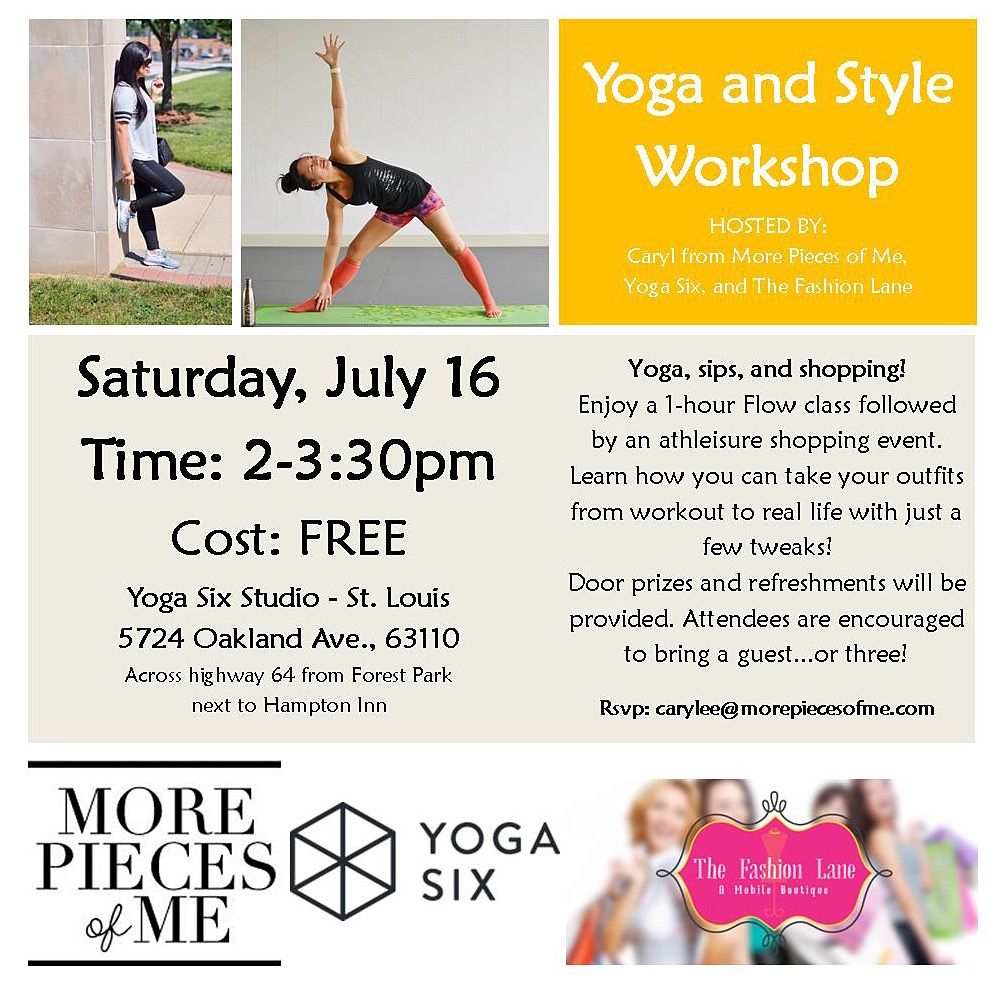 Yoga Six St. Louis, Yoga and Style Workshop