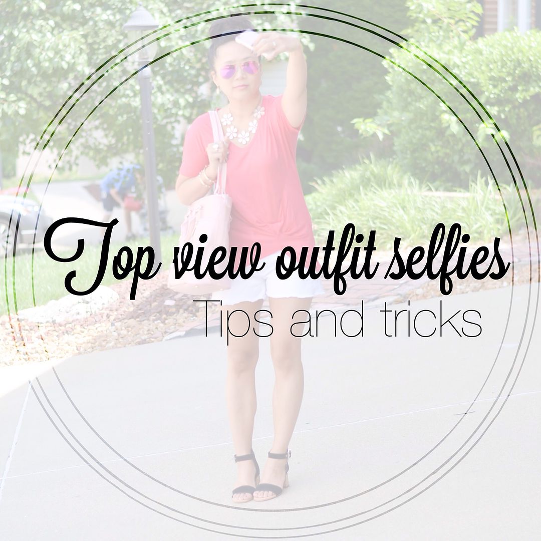 Instagram top view outfit selfie how to