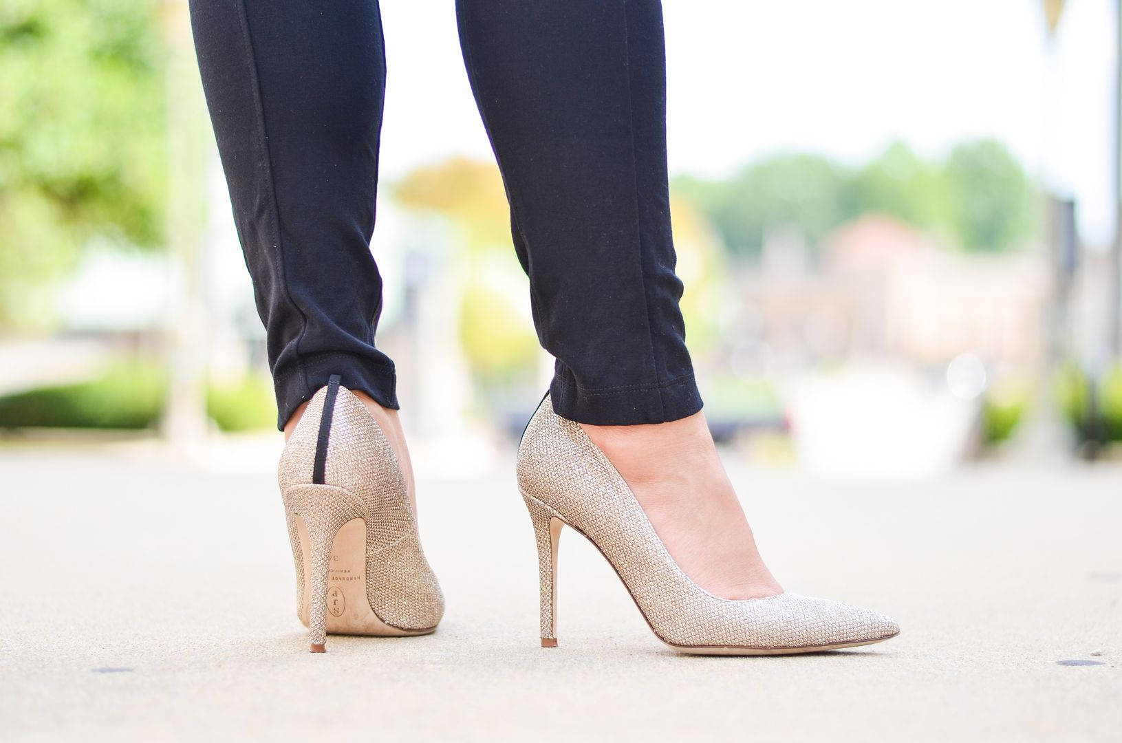 SJP metallic heels