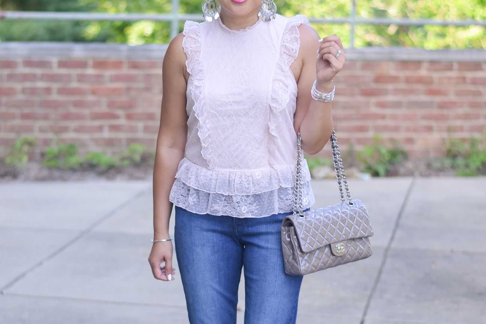 Express lace top