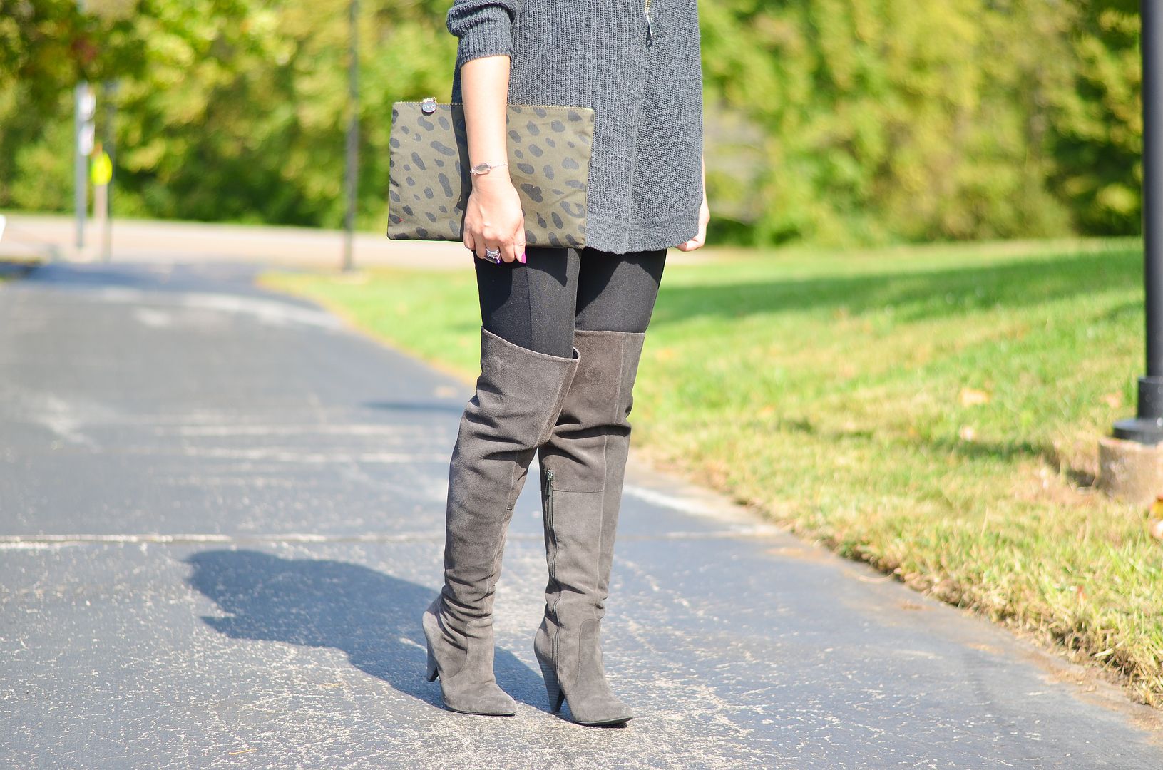 Over the knee boots outfit
