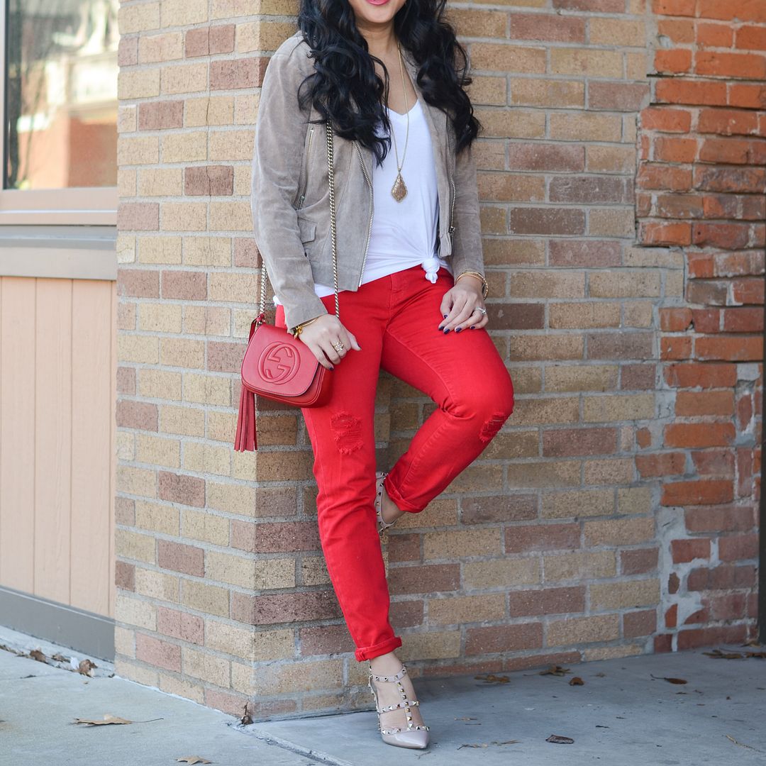 Outfits with red pants