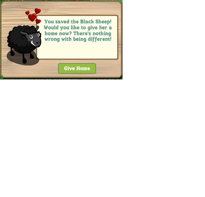 i want quot you adopted a blackquot  sheep pic    farmville