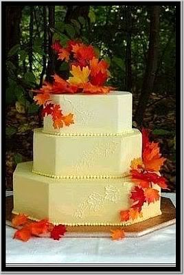 Beautiful elegant fall cake Pictures, Images and Photos