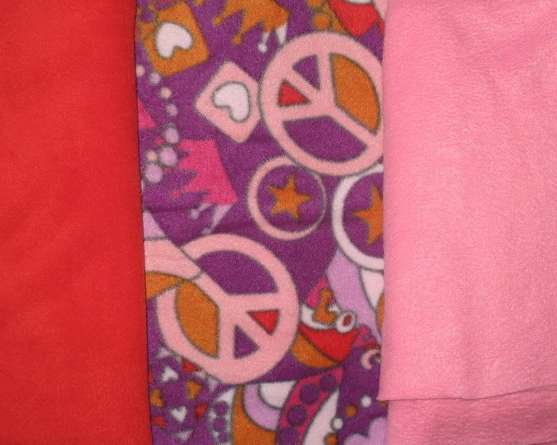 Peace Love Purple Custom Fleece Soaker Peace Love Purple Custom Fleece Soaker