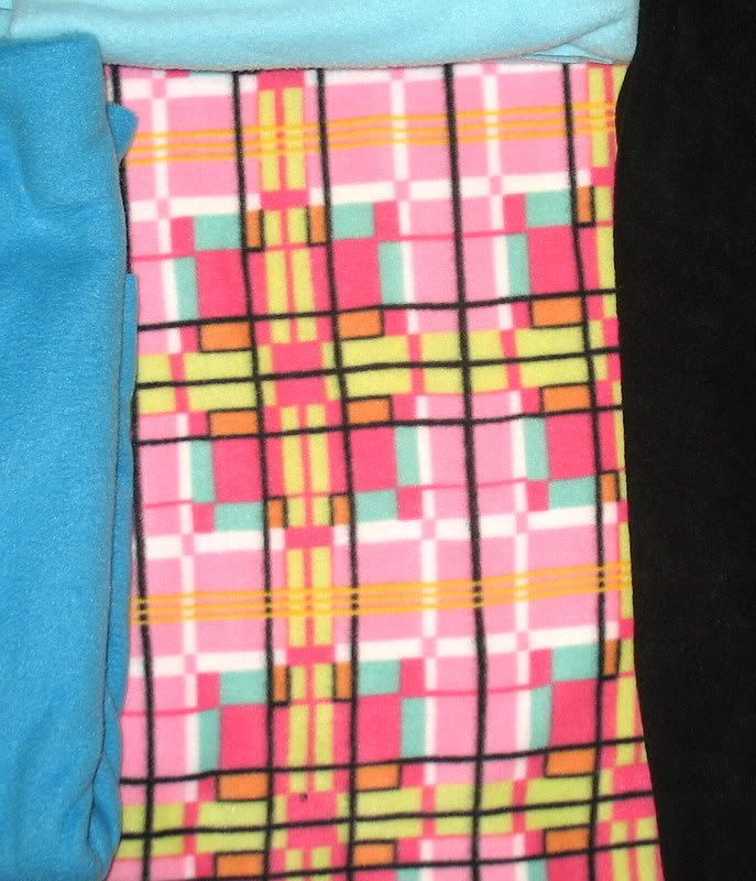 Wobbly Plaid Custom Fleece Soaker Wobbly Plaid Custom Fleece Soaker