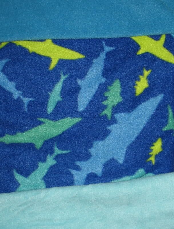 Sharks Custom Fleece Soaker Sharks Custom Fleece Soaker