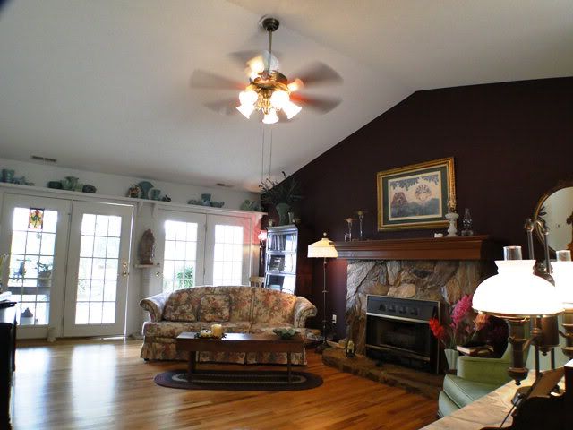 This home sports lovely oak hardwood floors and a classy flat rock fireplace, Franklin NC Realty, Bald Head, John Becker 