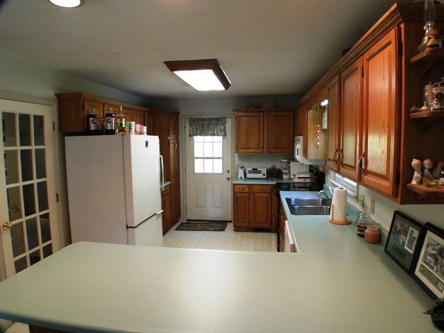 Spacious country kitchen with pantry, Franklin NC Cedar Cabin for Sale, Free MLS Search, Smokey Mountain Cabins for Sale