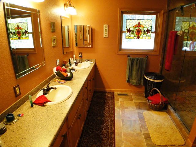 Keep your feet toasy warm on the heated bathroom floors, Keller Williams Real Estate, Franklin NC Properties
