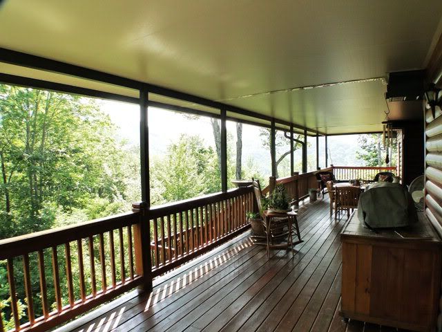 Entertain in style on the large covered decks with mountain views