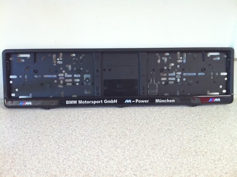 ///M Sport Number plate surround The M3cutters