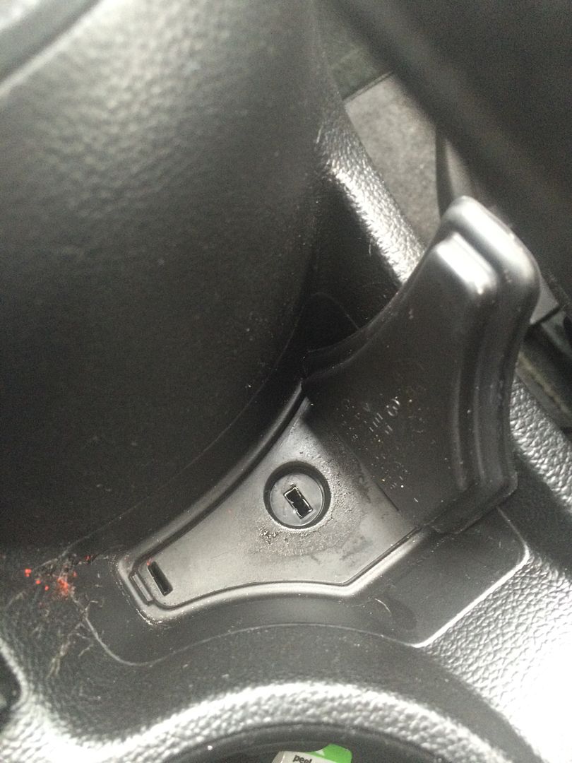 Manual emergency start key hole for holden cruze