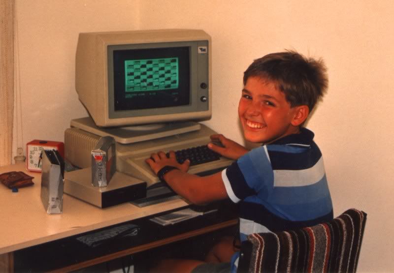 Old School Computer Boy