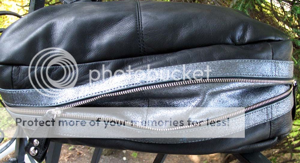 Cynthia Rowley Black Leather Large Hobo Bag Satchel