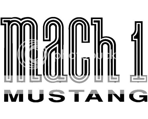 Ford mustang font