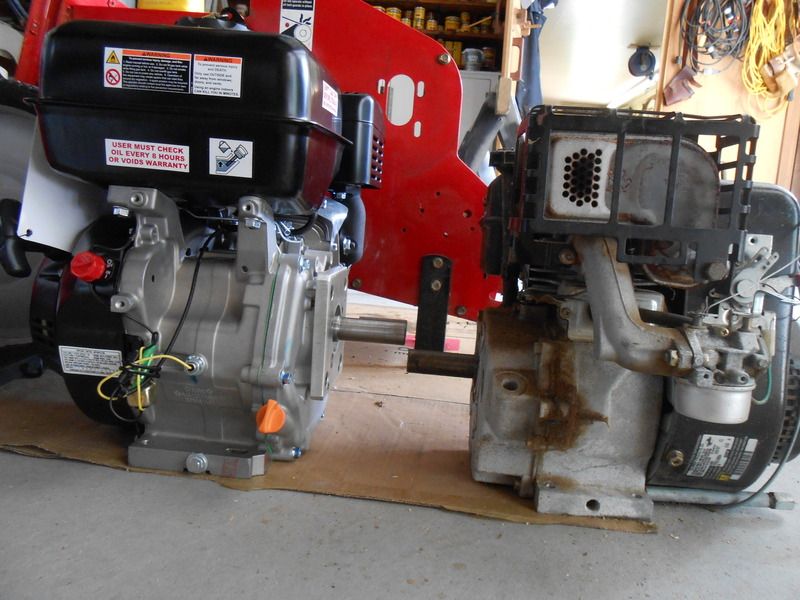 Troy Bilt Tomahawk chipper - engine transplant | My Tractor Forum