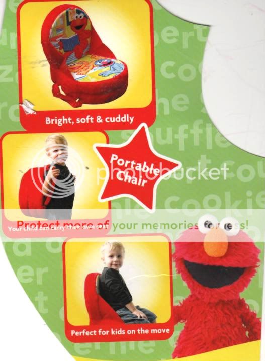 Sesame Street Elmo Single Quilt DOONA Cover Set Elmo Red Plush Seat New