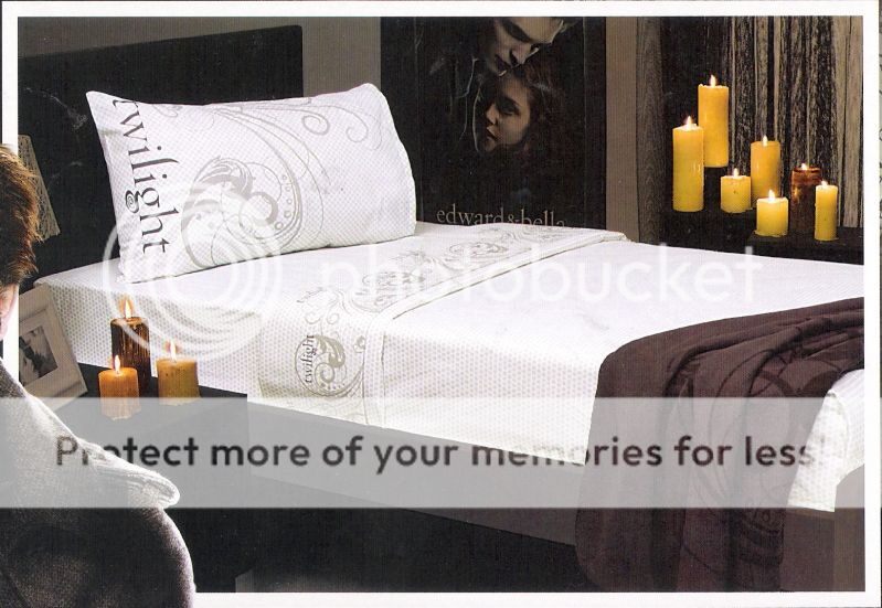 TWILIGHT ~ EDWARD CULLEN ~ DOUBLE SIZE BEDDING PACKAGE + BONUS