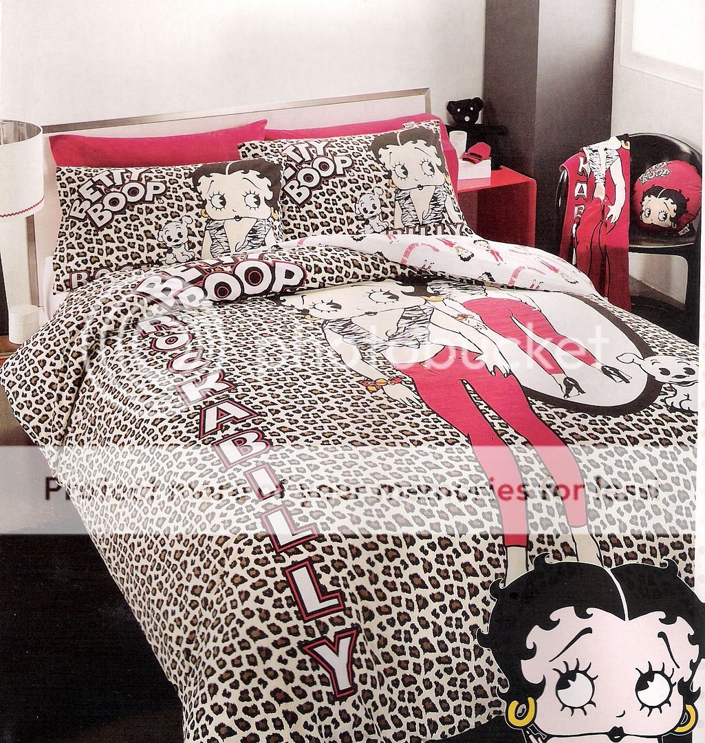 Rockabilly Betty Boop Single Quilt/Doona Cover Set New  