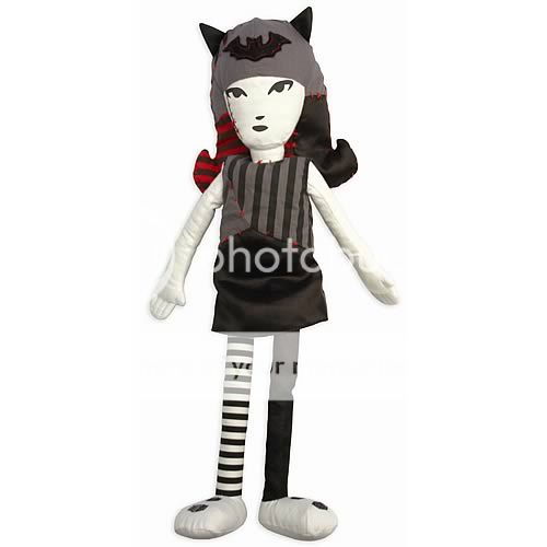 Emily the Strange Ragdoll Doll Goth Emo Dark Horse New  