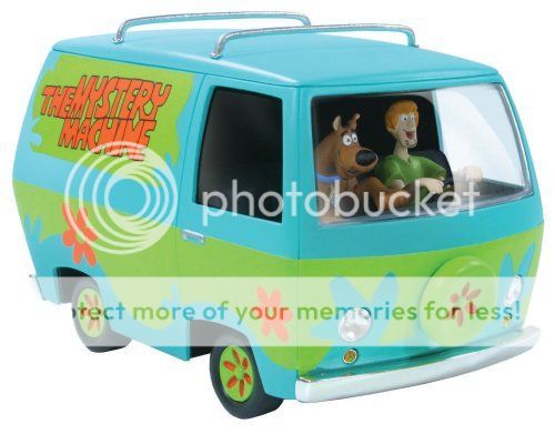 Scooby Doo Mystery Machine Snap Model Kit Glow New