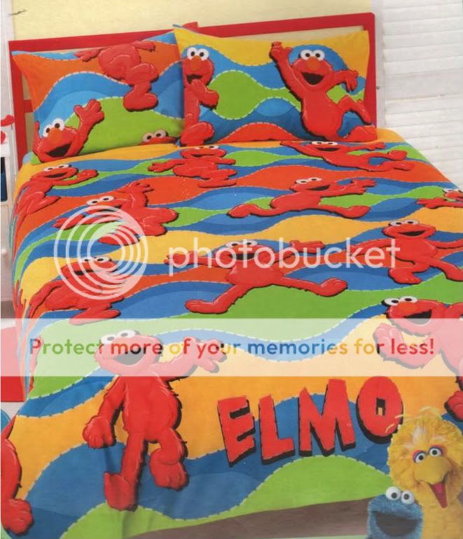 Sesame Street ELMO Double/Full Doona/Quilt Cover Set  