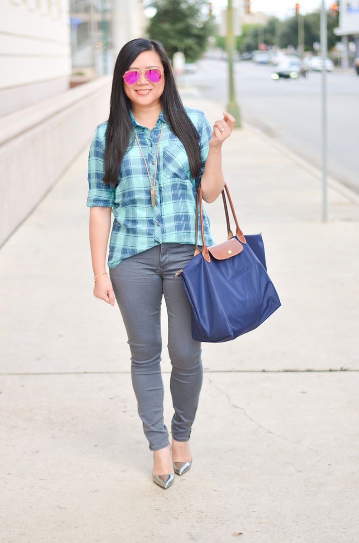 More Pieces of Me | St. Louis Fashion Blog: Another plaid top