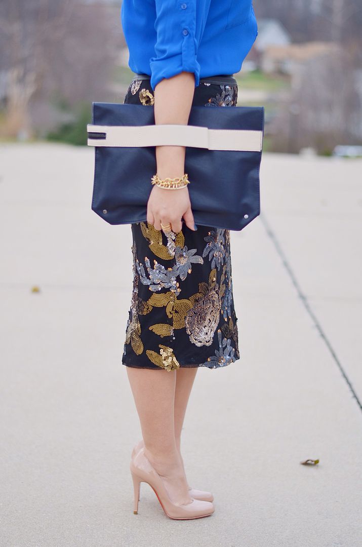 More Pieces of Me | St. Louis Fashion Blog: Sequin skirt remix