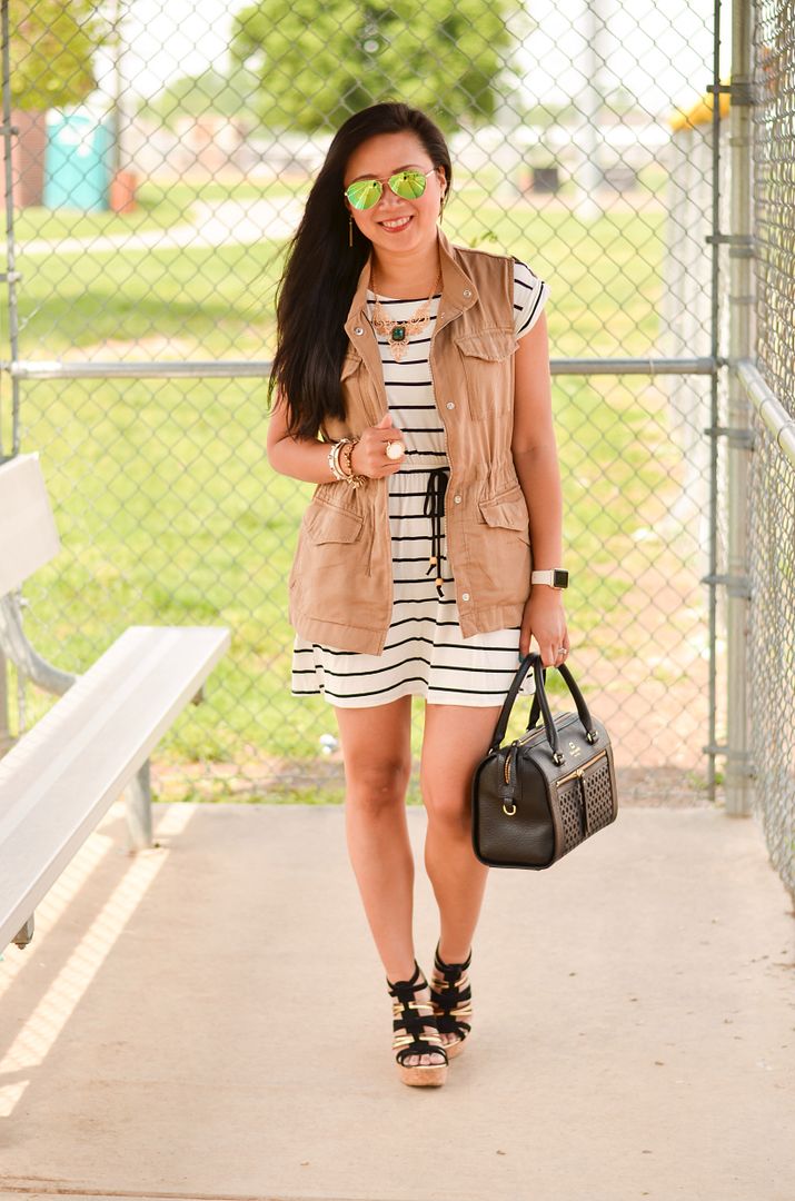 More Pieces of Me | St. Louis Fashion Blog: Hello Monday: Striped mini ...