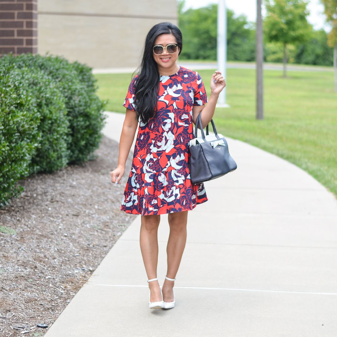 More Pieces of Me | St. Louis Fashion Blog: The floral drop-waist dress