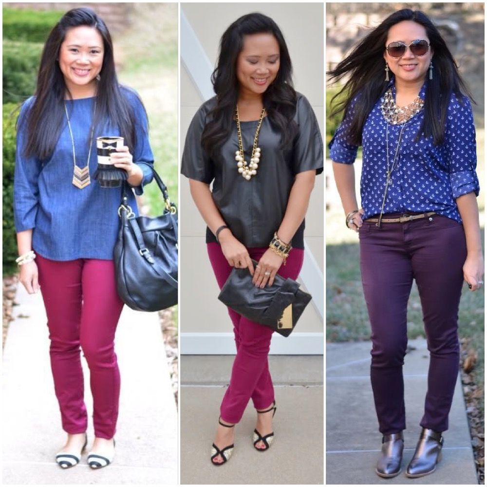 More Pieces of Me | St. Louis Fashion Blog: Wine skinnies remix