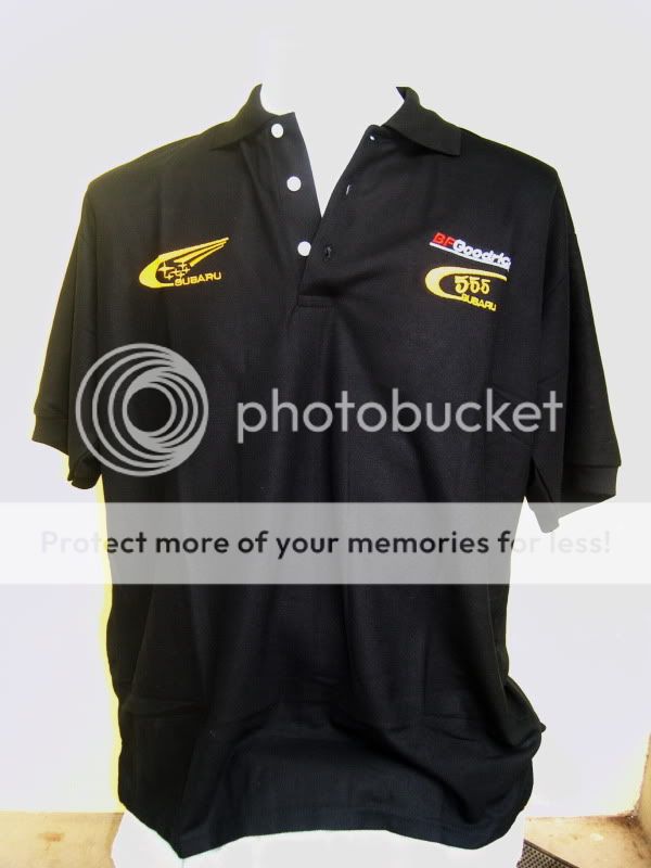 SUBARU BLACK RALLY POLO SHIRT X LARGE  3 COLOURS AVAILABLE  Was £22 