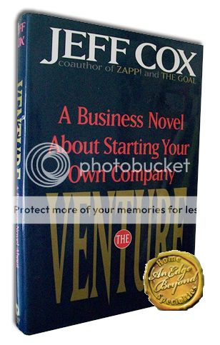 The Venture Jeff Cox HBDJ 1997 Business Novel About Starting Your Own