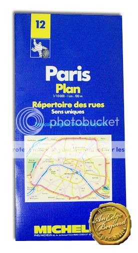 Paris Plan 12 Michelin Travel
